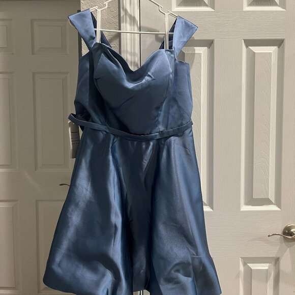 Dresses & Skirts - NWOT  Blue Gray Party/Prom Swing Dress